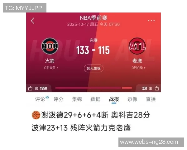 2017年NBA火箭对阵老鹰精彩回顾与比赛亮点分析 2017年NBA火箭对阵老鹰精彩回顾与比赛亮点分析